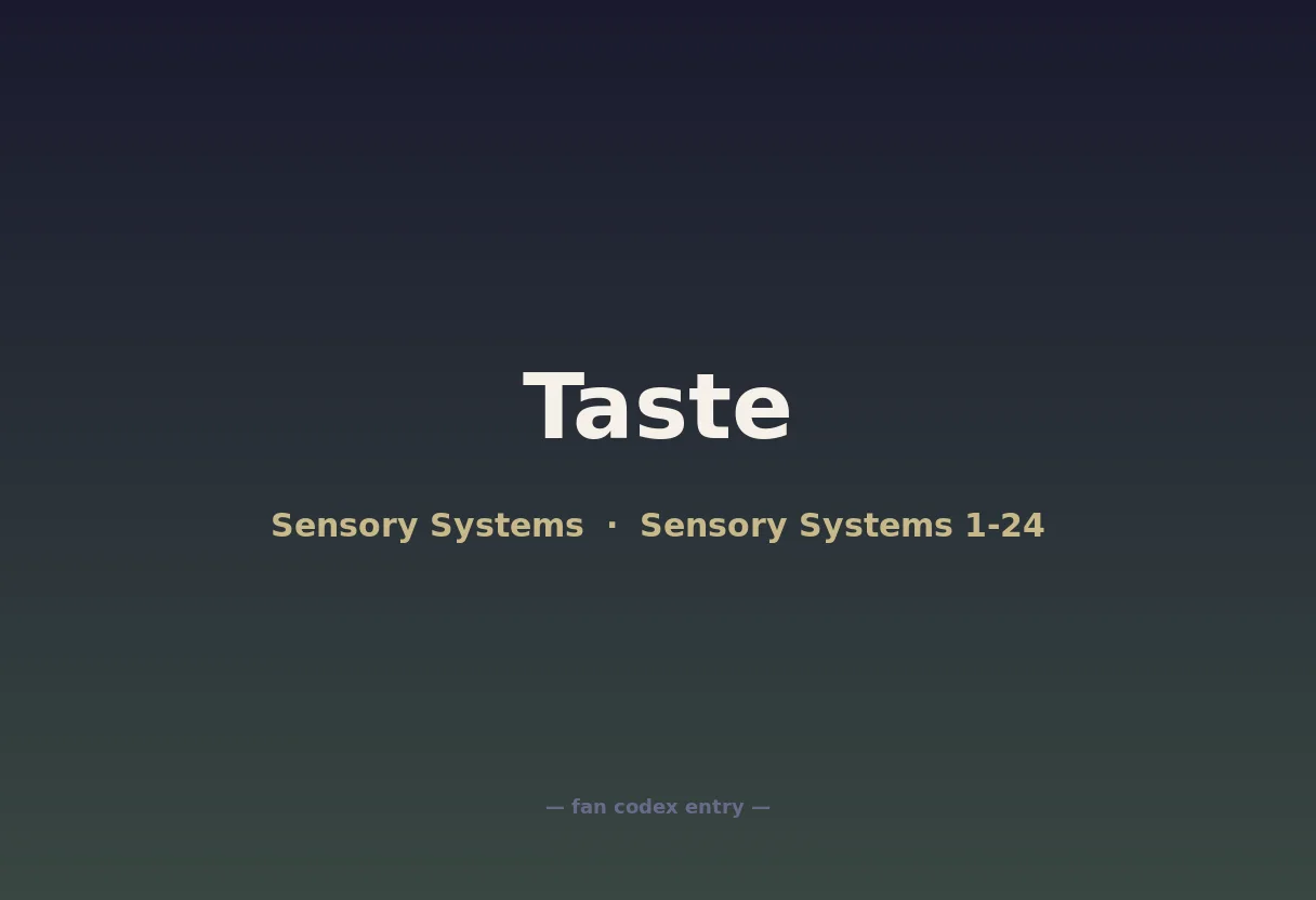 Taste
